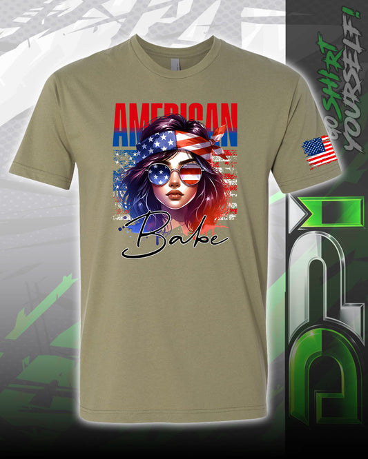 American Babe w/ Glasses